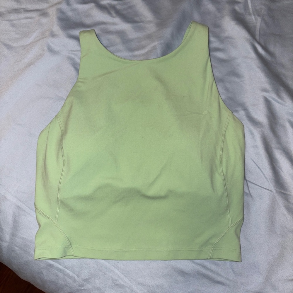 lululemon athletica Light Green Tank Top